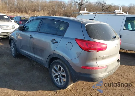 2015 Kia Sportage Lx z USA, uszkodzony, nr VIN KNDPB3AC0F7683501
